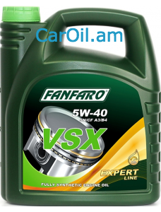 FANFARO 5W-40 VSX  4L, Լրիվ սինթետիկ